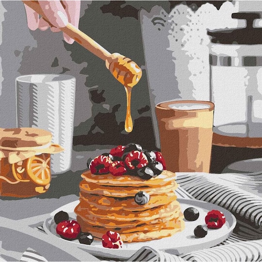 Ideyka Sweet Pancakes Painting by Numbers Kit